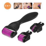 TD® Dermaroller, Microneedling DermaPlanning , Micro aiguille , Anti Vieillissement 3 en 1 0.5mm 180 + 1.5mm 1200+1.0mm 600 Rajeunir
