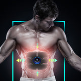 TD® Instrument de fitness abdominal flash lumière massage autocollant sport charge appareil de fitness abdominal