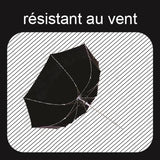 TD® Grand parapluie XXL dome transparent automatique - parapluie pour deux - parapluie pour couple - parapluie Antivent