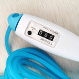 TD®  vert Corde à Sauter Numérique avec Compteur pour Enfant Adultes Gym Brûler des Calories Speed Rope Fitness- 2.5m