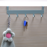 Cintre Porte-arrière 5 crochets Fixation murale sans clou, non marquant, crochets de porte multifonctions, crochets en fer de