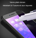 INN® film trempé iphone 12 plein écran Film pour téléphone portable iPhone 12 Pro Protecteur d'écran anti-bleu noir