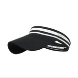 Pare-soleil tricoté extensible chapeau haut de forme vide dames sports de plein air crème solaire long avant-toit bonnet de t