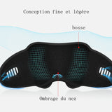 TD® Protection des yeux Ombrage de coupe en trois dimensions 3D respirant pour favoriser le retour des lunettes de sommeil à la mais