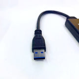 TD® Convertisseur USB3.0 vers HDMI convertisseur usb vers hdmi câble adaptateur vidéo haute définition câble graphique externe noir