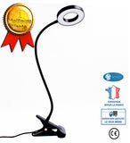 INN® Dortoir lecture apprentissage protection des yeux tuyau en métal bras long tatouage livre pince lampe de table