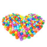 TD® Lot de 100 balles en plastique avec 5 couleurs différentes, Jouet pour bébé et enfants, piscine épaissir remplir jeu été eau,