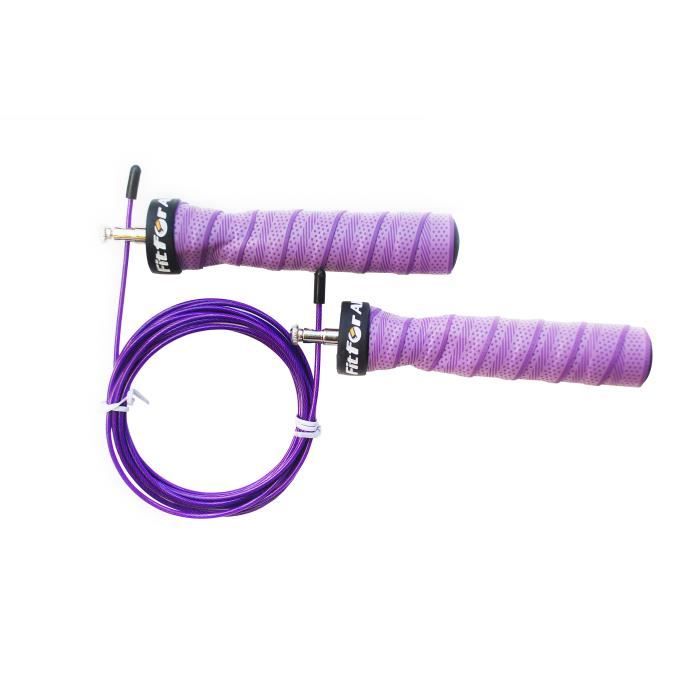 TD® Corde à Sauter/ Exercice Fitness Sauts Boxe Corde Vitesse Violet –