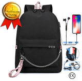 TD® Sac à dos ordinateur portable unisexe sac de voyage de randonnée avec port de chargement USB