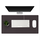 TD® Bloc d'écriture Bloc d'écriture simple en cuir double face de couleur unie simple Tapis de table de bureau simple Set de table p