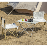 Chaise pliante extérieure pique-nique chaise portable auto-conduite camping chaise d'extérieur en alliage d'aluminium