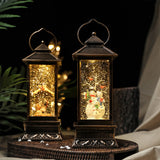 TD® Veille de Noël boule de cristal boîte à musique boîte à musique décoration veilleuse ornement envoyer cadeau d'anniversaire