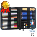 Ensemble de papeterie de dessin ensemble de crayons de couleur de haute qualité dessin couleur plomb coloriage adulte 51 pièc
