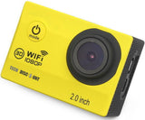 TD® Caméra sport étanche frontale Écran ultra HD 1080P Wifi Batterie rechargeable 900mAh 4MP card4-32G Objectif 120° 30FPS