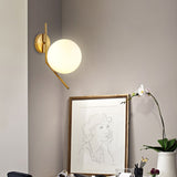 postmoderne verre applique en fer forgé personnalité salon chambre balcon couloir applique murale