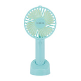TD® Mini ventilateur à main portable charge silencieuse support de téléphone portable dessin animé de bureau petit ventilateur à mai
