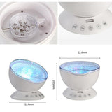 TD® Projecteur Lumières Ciel étoiles Lampe Veilleuse LED Décoration Chambre Enfant Blanc