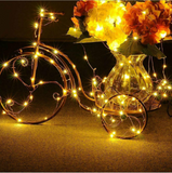 TD® Guirlandes lumineuses Led 10m | Fil d'argent, batterie USB, minuterie de noël - Modèle: with 3AA battery 10m 100leds  -white