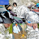 TD® couverture de survie chauffante polaire reutilisable trail sol d'urgence voiture grand froid militaire 1 place camping plein air