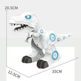 TD® Robot dinosaure  mécanique  intelligent  télécommandé  avec puzzle lumière et musique jouet pour enfants télécommandé électrique