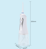 INN® Hydropulseur électrique 9 modes Nettoyant dentaire portable étanche IPX7 pour éliminer le tartre dentaire Portable blanc pour