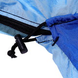 TD® 260*140 hamac en tissu de parachute extérieur bleu foncé et bleu clair avec moustiquaire armée vert camping tente aérienne