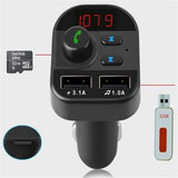 TD® ALLUME CIGARE Mixte - Voiture Bluetooth MP3 805E Lecteur MP3 de voiture Carte MP3 Récepteur Bluetooth - noir JR™