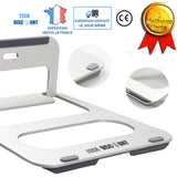 TD® support ordinateur portable bureau 15 pouces ventilé reglable tablette samsung cuisine inclinable flexible pour dock ipad apple