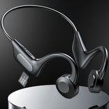 TD® Oreillette Bluetooth carte enfichable conduction osseuse Oreillette Bluetooth pas dans l'oreille sport sans fil