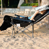 TD® Chaise pliante extérieure bureau à domicile pause déjeuner camping camping voyage portable chaise de plage chaise de pêche accou
