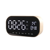 INN® S2 sans fil Bluetooth carte audio insérer U disque avec radio réveil thermomètre affichage extérieur universel or