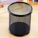 TD® Pot à Crayons en Maille Noir/ Fournitures de bureau Boîte de rangement pour stylo Pratique