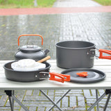 TD® Accessoire Camping,Ensemble d'ustensiles de cuisine de Camping,ustensiles de marche,ustensiles de table,cuisinière - Type 2 Oran