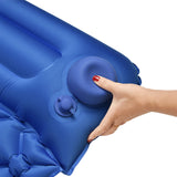 TD® Coussin gonflable de camping presse extérieure ultra-légère coussin gonflable automatique peut être épissé lit gonflable de camp