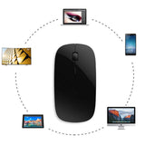 TD® Souris sans fil Blu-ray pour tout Ordinateur portable 2,4 G / Souris sans Fil Performant Noire / Portable Légère Raffinée