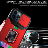 TD® Étui de téléphone portable pour iphone13pro anneau carte push fenêtre voiture anti-chute housse de protection