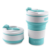 TD® Tasse à eau en Silicone tasse à café pliante rétractable extérieure tasse d'accompagnement portable résistance à haute températu