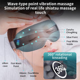 TD® Protecteur oculaire visuel USB Masseur oculaire Bluetooth à 16 vibrations multipoints par rotation à 360 degrés