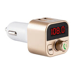 TD® Transmetteur de Voiture FM/ Double USB Bluetooth 4.1/ Chargeur Kit mains libres voiture Transmetteur FM Lecteur MP3