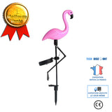 TD® 1Pièce LED Solaire  Forme Flamingo Lumière LED Lanterne Décoratif Extérieur Jardin Sentier Éclairage Patio Pelouse Lampe