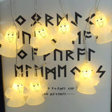 TD® 1Pc Halloween Ghost Lantern Guirlande Lumineuse Led Pour La Maison   INTERIOR LIGHT GARLAND