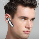 TD® Oreillette Bluetooth Oreillette professionnelle pour voiture Oreillette Bluetooth sans fil Super longue veille