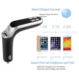 TD® Transmetteur FM voiture / Mains libres Kit Bluetooth Chargeur Transmetteur FM Lecteur MP3