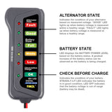 TD® Testeur batterie voitures allume cigare LED 12V électronique portable analyseur système charge diagnostic démarrage automatique