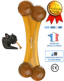 TD® os chien à macher durable gros chien taille l 17 cm jouet indestructible resistant solide grands animaux de compagnie pas cher
