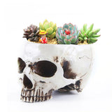 Décorations pour la maison Halloween crânes pots de fleurs idylliques accessoires de scène de film décorations pour la maison