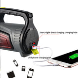 TD® Lampe de poche à lumière forte rechargeable ultra-lumineuse à longue portée extérieure étanche projecteur portable haute puissan