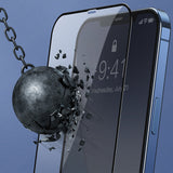 TD® iPhone12 film trempé film de verre plein écran téléphone mobile Apple film de sérigraphie HD haute transparence sans bords cassé