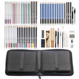Ensemble de peinture professionnel stylo de couleur gomme fournitures d'art 83 pièces de croquis dessin couleur peinture ense