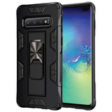 TD® Pour Samsung Galaxy S10 étui de téléphone portable support de sangle anti-chute en silicone magnétique de voiture